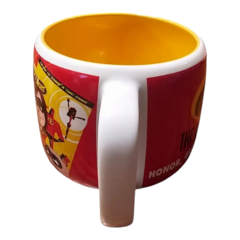 The Incredibles Glory Honor House Payments Coffee Mug Cup The Disney Store Pixar - Picture 4 of 6